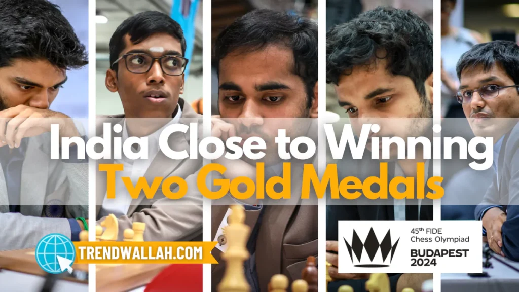 India at Chess Olympiad 2024, Close to Winning Two Gold Medals