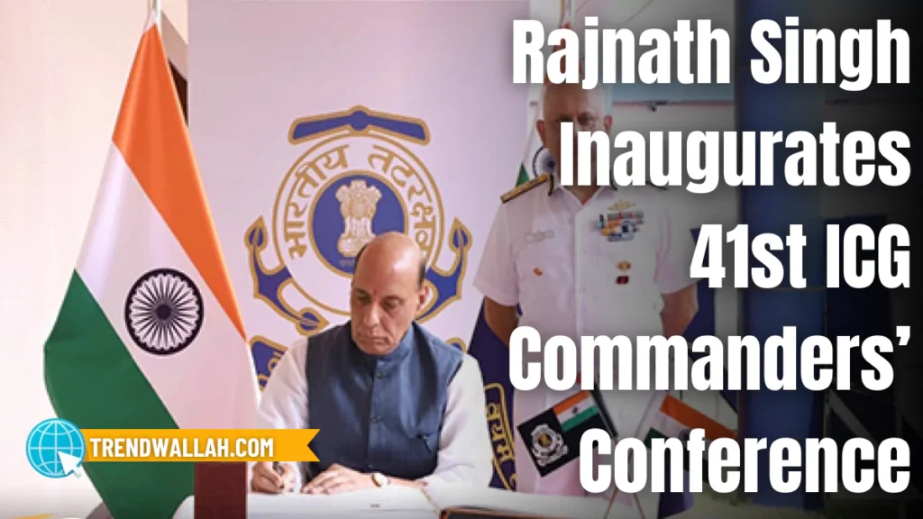 Raksha Mantri Inaugurates 41st Indian Coast Guard Commanders' Conference
