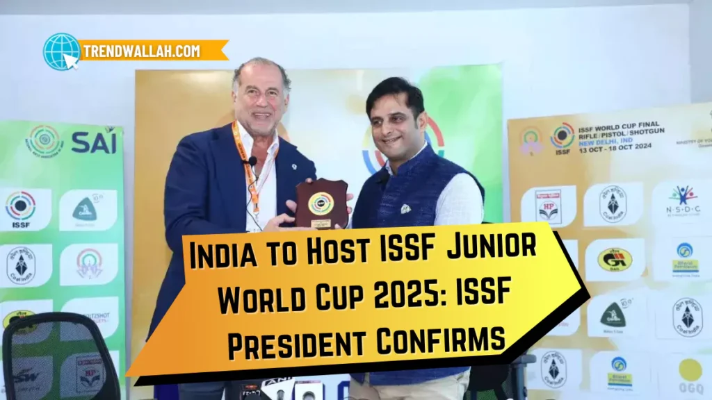 India to Host ISSF Junior World Cup 2025