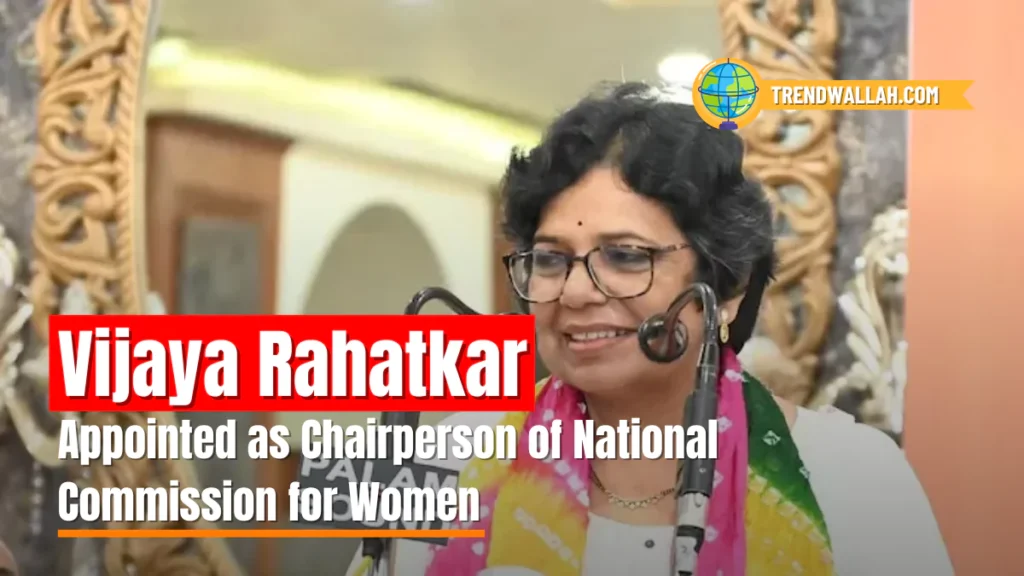 Vijaya Rahatkar Appointed as Chairperson of National Commission for Women