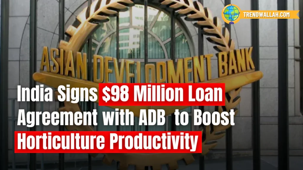 India Signs $98 Million Loan Agreement